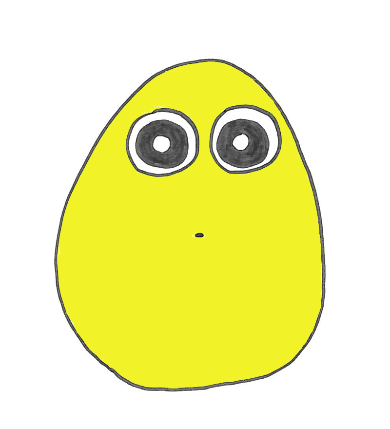 Uovo di Pasqua giallo