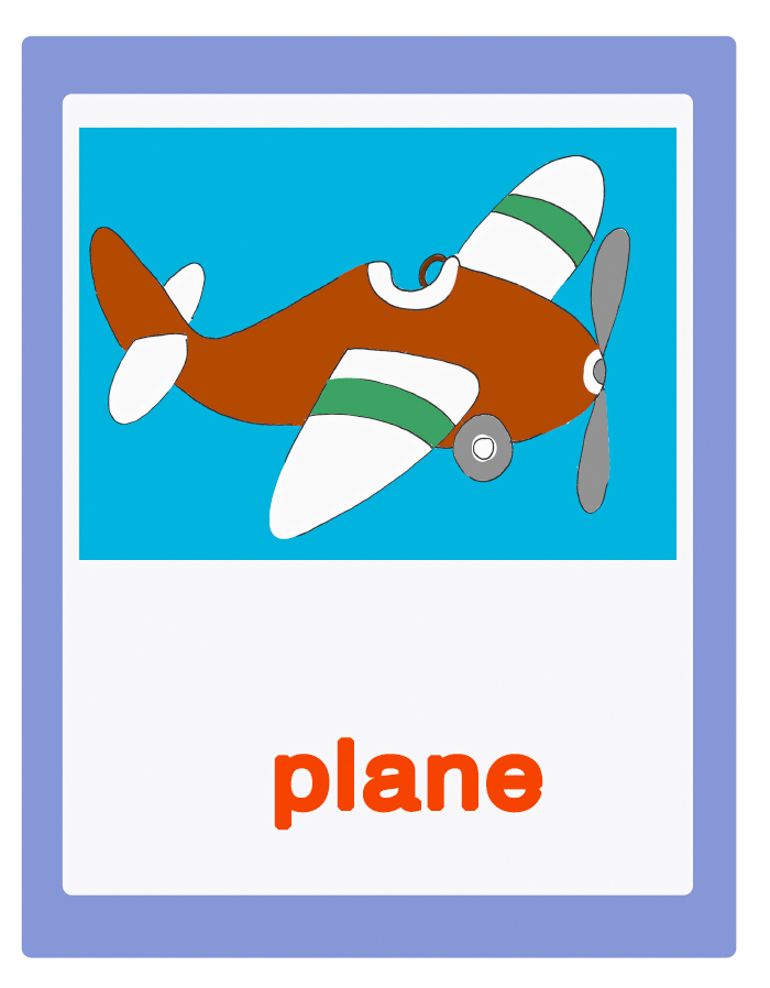 Carta gioco aereo - plane