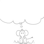 Elefantino disegno